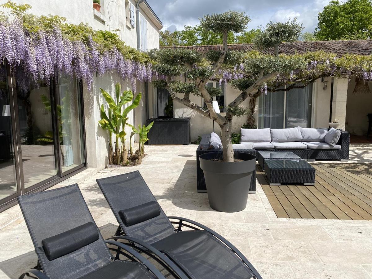 Le Logis De La Brumanderie - Saintes Fontcouverte  ภายนอก รูปภาพ